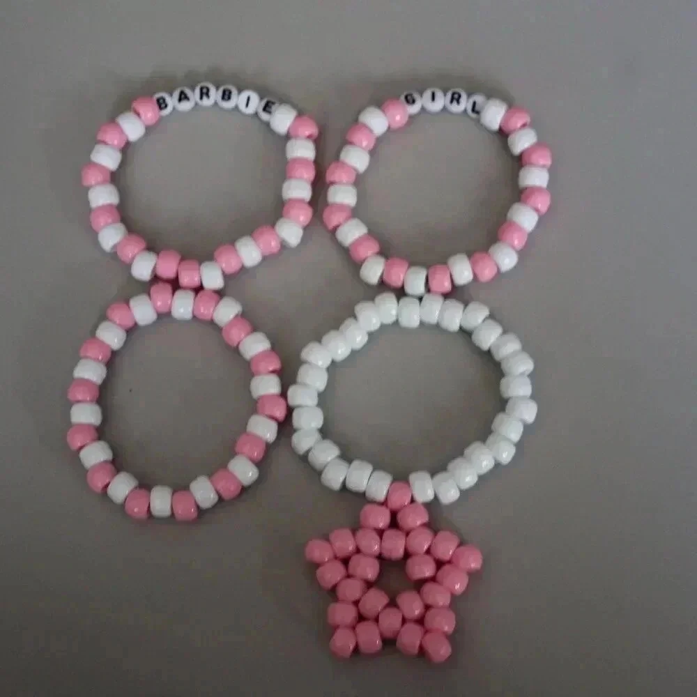 Barbie Girl inspired bracelet set